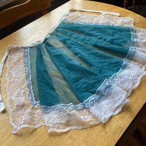 Vintage Betty Dain Stylist Apron green